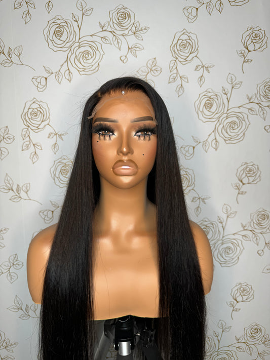 Straight Lace Closure Wig